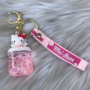 Hello Kitty Keychain pink